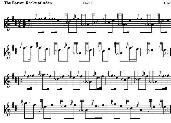 Trad., The Barren Rocks of Aden, March.gif